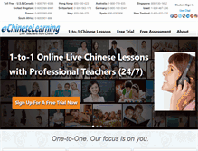 Tablet Screenshot of echineselearning.com